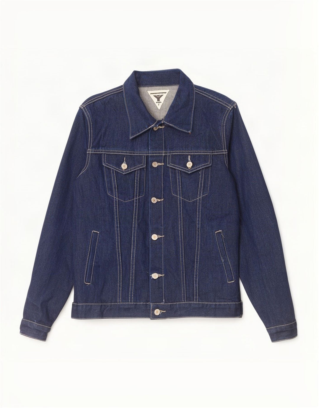 Giacca di jeans vintage da ragazzo 14-15 anni in cotone blu navy