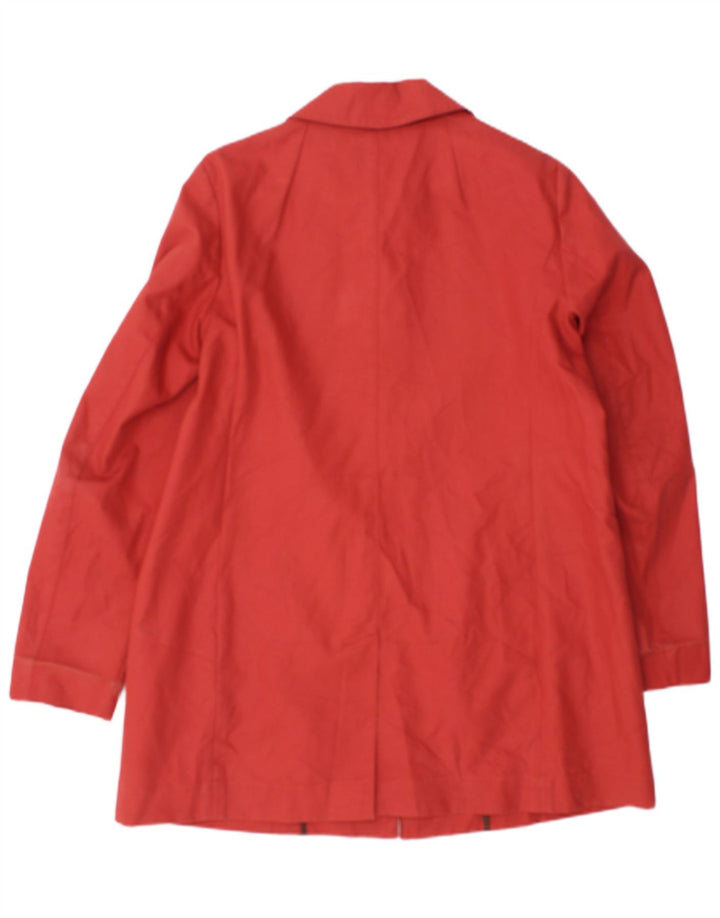Cappotto da donna Max Mara UK 16 grande cotone rosso