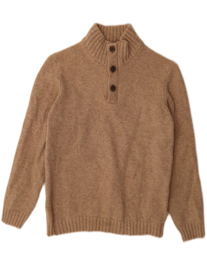 Maglione maglione con collo a bottoni per ragazzi Massimo Dutti 11-12 anni Beige medio