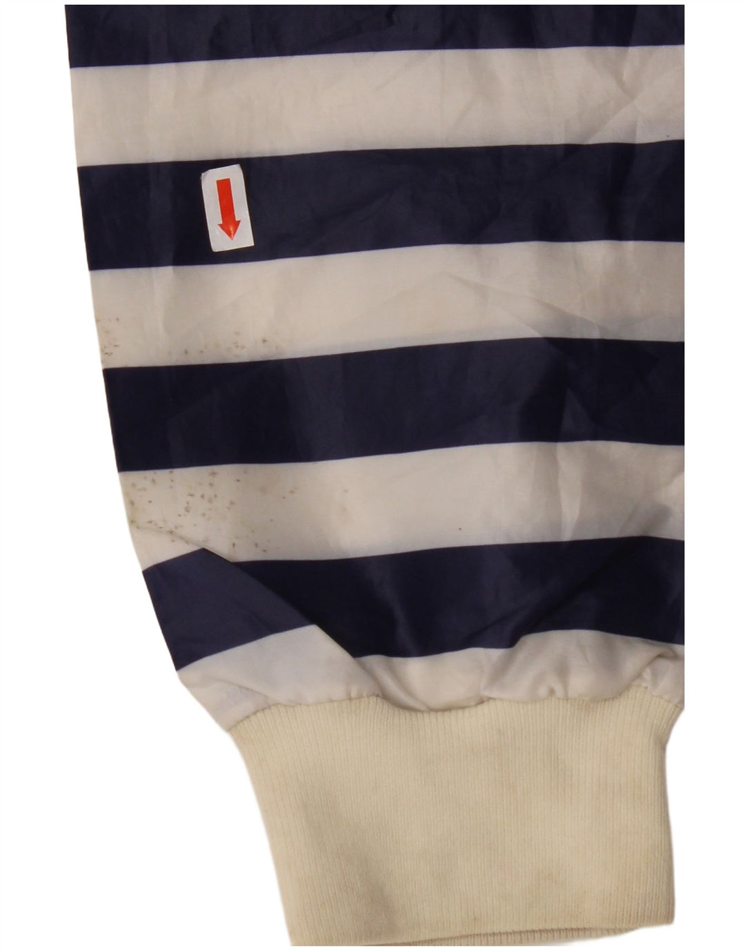 INVICTA Giacca antipioggia da uomo con cappuccio UK 40 Grande poliestere a righe blu navy