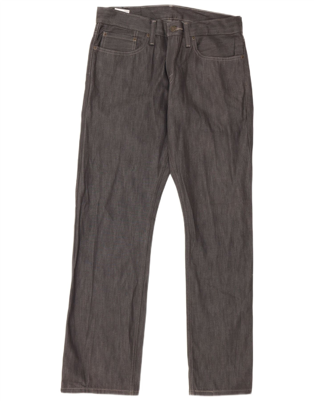 Jeans dritti da uomo LEVI'S W32 L32 cotone grigio