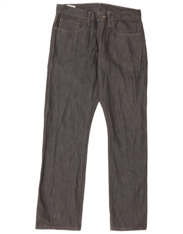 Jeans dritti da uomo LEVI'S W32 L32 cotone grigio