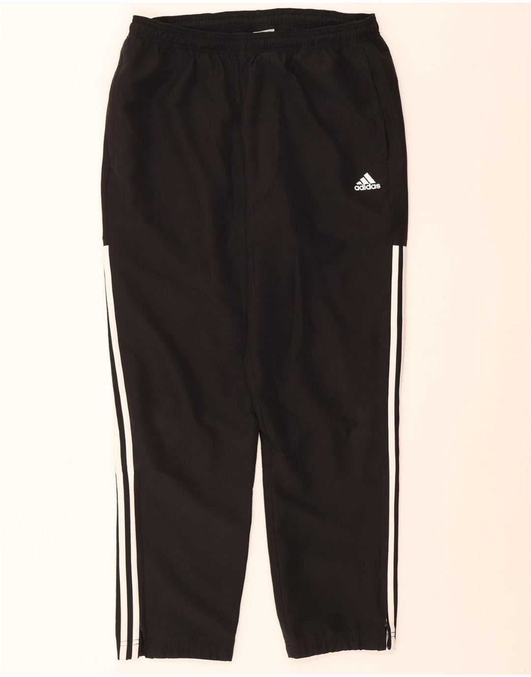 ADIDAS Womens Tracksuit Trousers UK 16 Large  Black Polyester Vintage Adidas and Second-Hand Adidas from Messina Hembry 