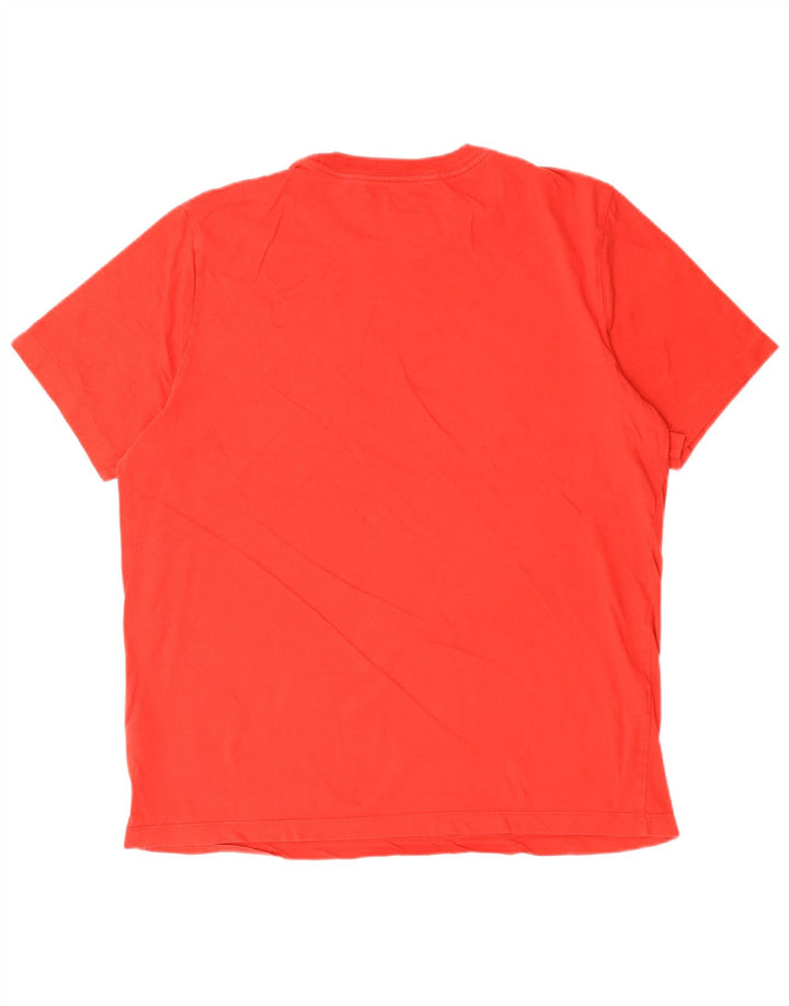 T-shirt grafica da uomo Nike Top grande in cotone rosso