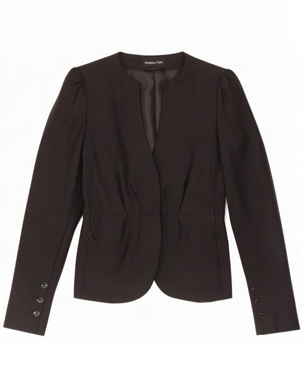 Giacca blazer da donna Patrizia Pepe IT 40 Small Nera Lana
