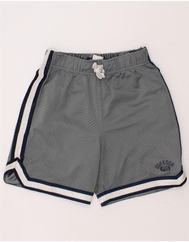 OSH KOSH Boys Sport Shorts 3-4 Years  Grey Colourblock Polyester Vintage Osh Kosh and Second-Hand Osh Kosh from Messina Hembry 
