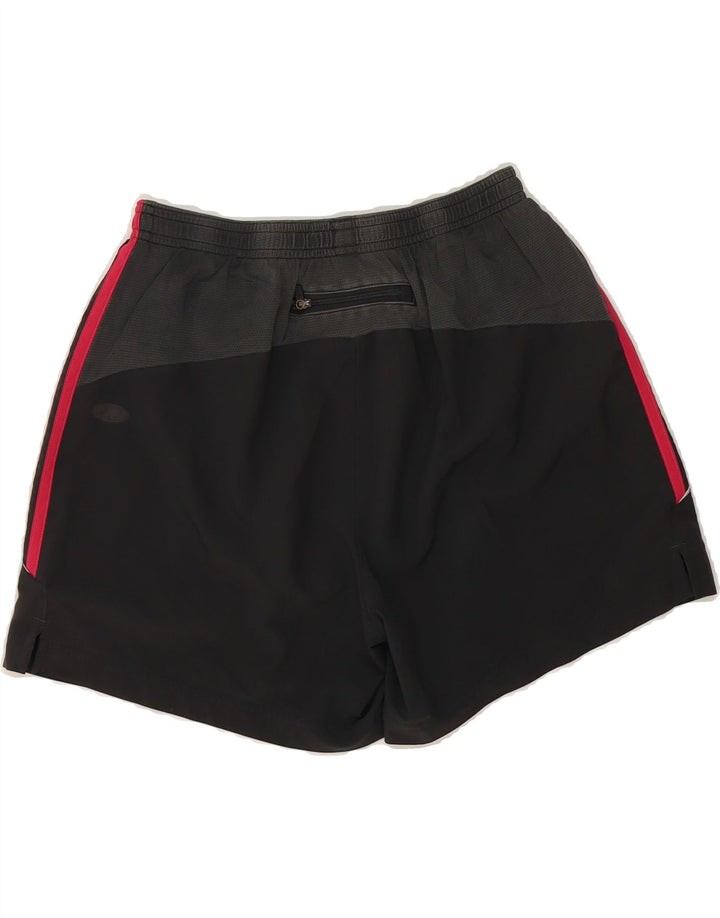 ADIDAS Womens Sport Shorts UK 16 Large  Black Polyester Vintage Adidas and Second-Hand Adidas from Messina Hembry 