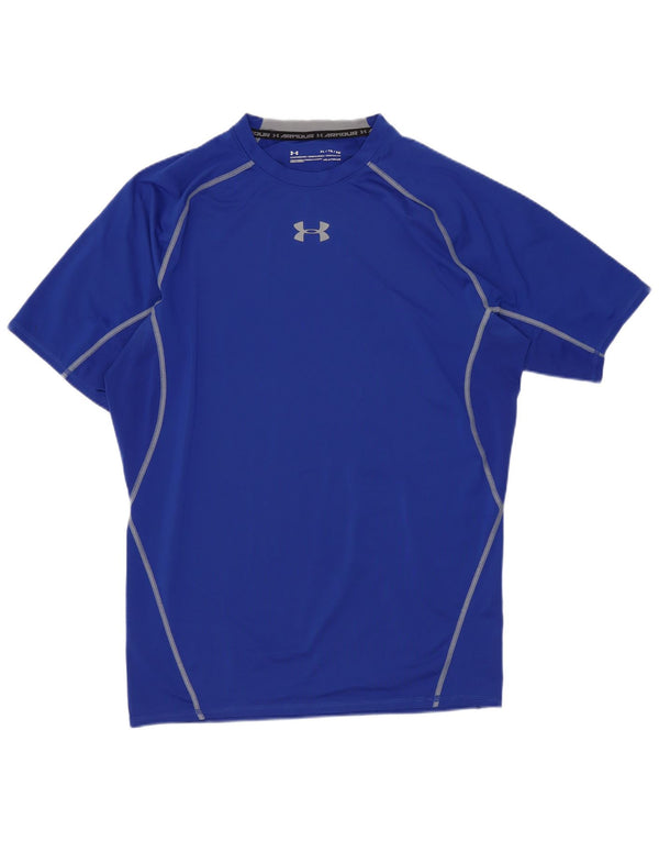 Maglietta a compressione da uomo Under Armour Top XL Sport a righe blu