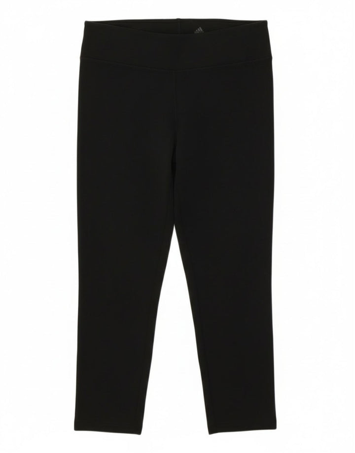 Leggings Adidas Climalite Capri da donna UK 8/10 piccolo nero