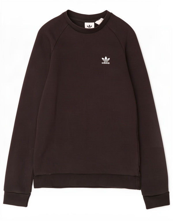 Felpa Adidas Uomo Maglione Piccolo Cotone Nero