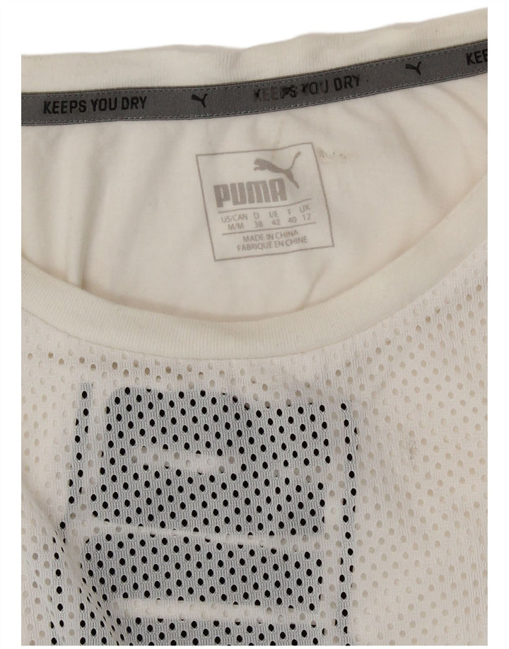 Canotta grafica da donna Puma UK 12 Medium Bianca