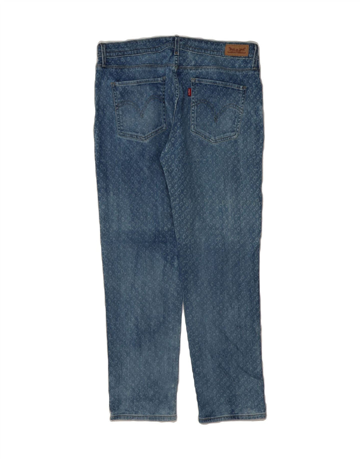 LEVI'S Womens Mid Rise Skinny Jeans W30 L26 Blue Spotted Vintage Levi's and Second-Hand Levi's from Messina Hembry 