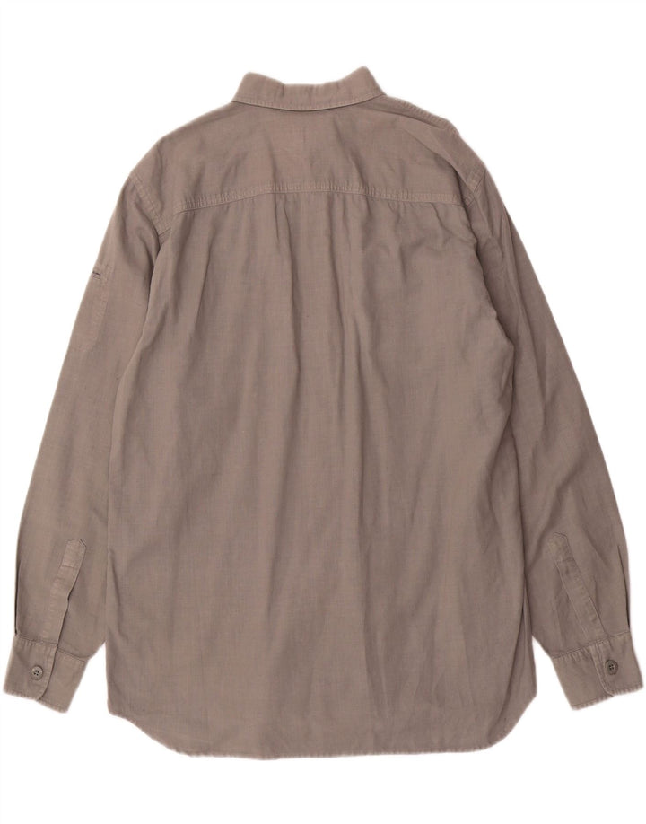 Camicia Uomo GAS Large in Cotone Grigio