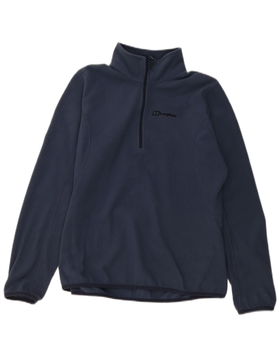 Maglione in pile da donna con collo e zip BERGHAUS UK 14 grande blu navy