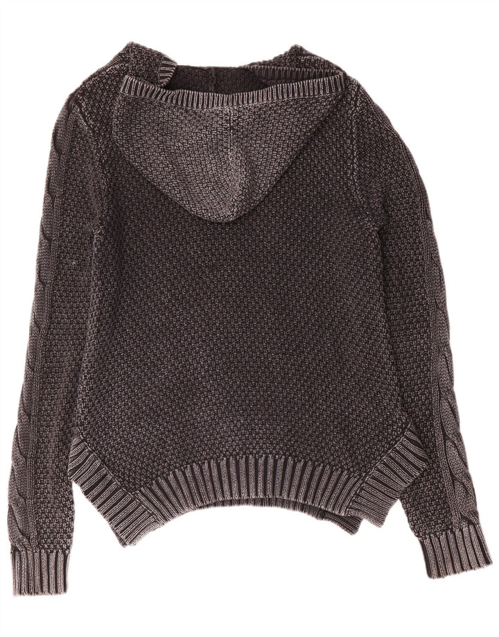 Maglione con cappuccio da uomo Rip Curl in cotone grigio medio
