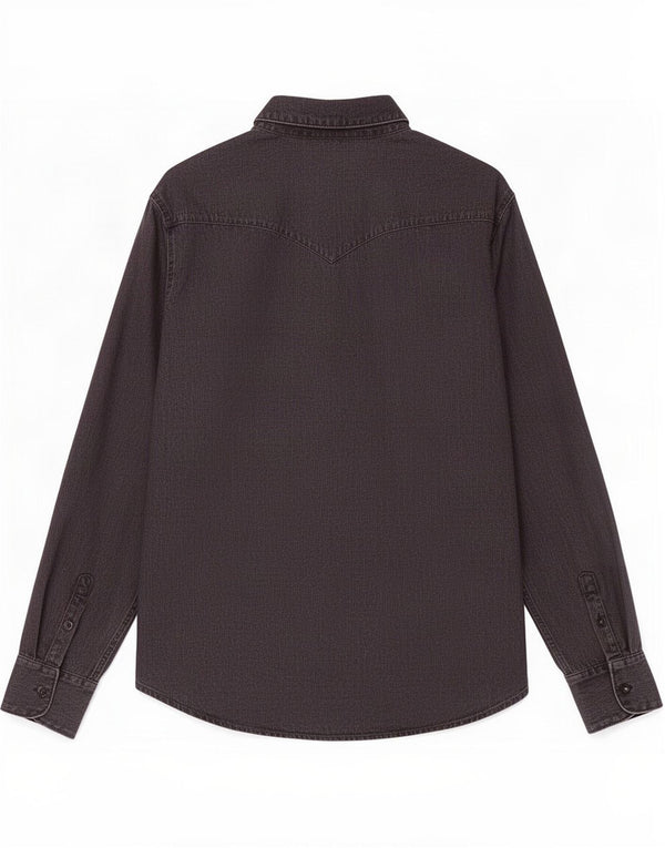 Camicia Levi's da uomo in cotone nero medio