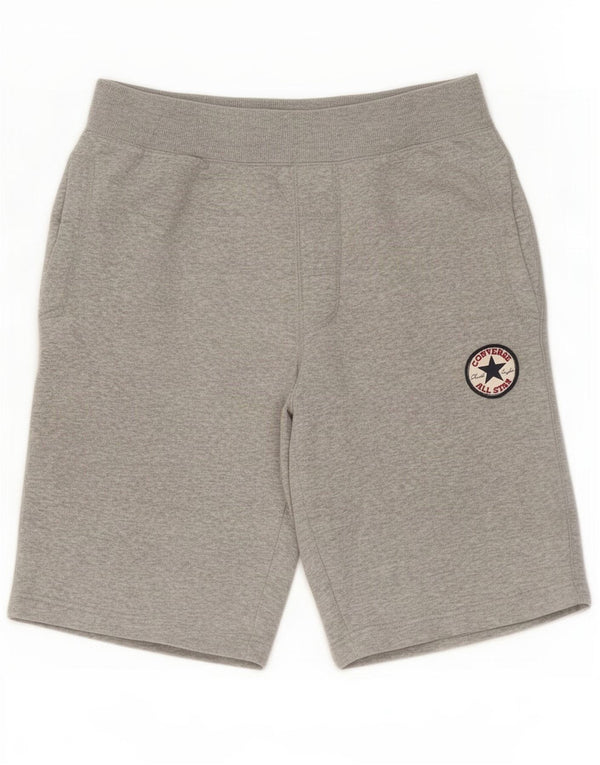 Converse Mens Sport Shorts Small Grey Cotton