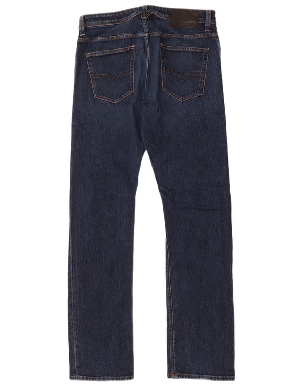 Jeans dritti da uomo Diesel W33 L36 cotone blu