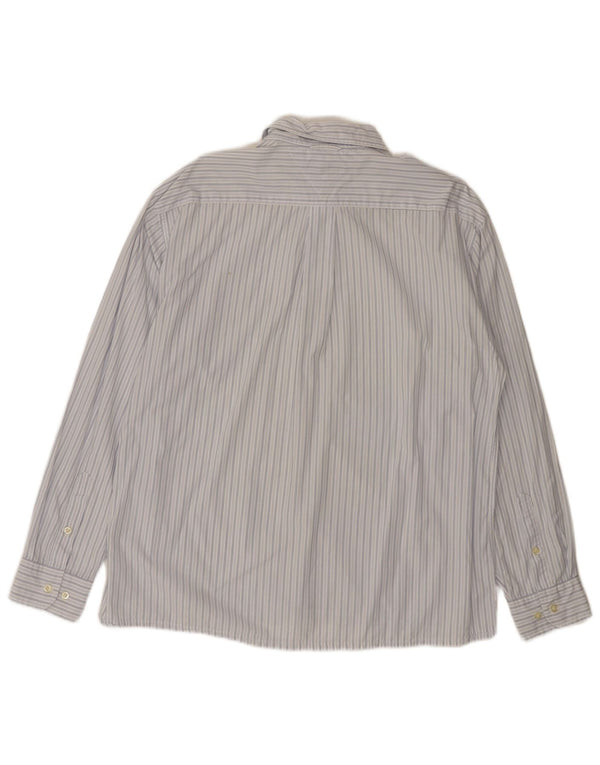 Camicia da uomo Tommy Hilfiger grande cotone gessato blu