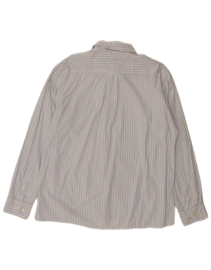 Camicia da uomo Tommy Hilfiger grande cotone gessato blu