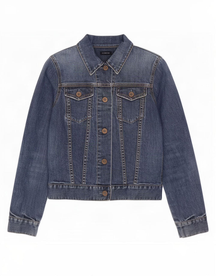Giacca in denim Petite da donna Gap UK 10 piccola in cotone blu