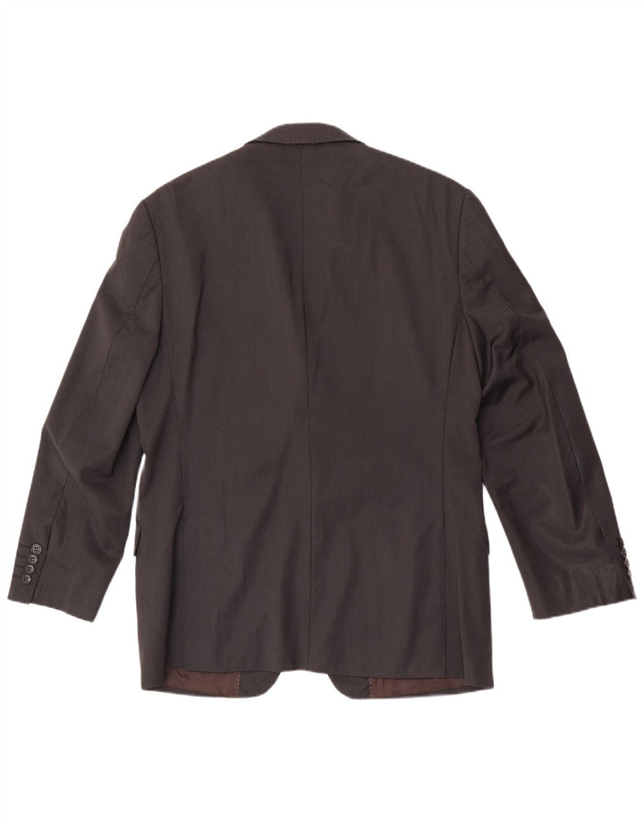 Giacca blazer a 2 bottoni da uomo Marks & Spencer UK 40 gessato grigio medio