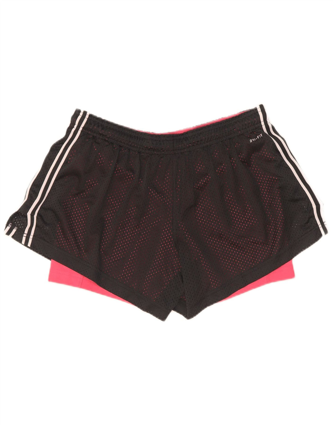 Pantaloncini sportivi Nike da donna Dri Fit UK 14 Large Nero Poliestere