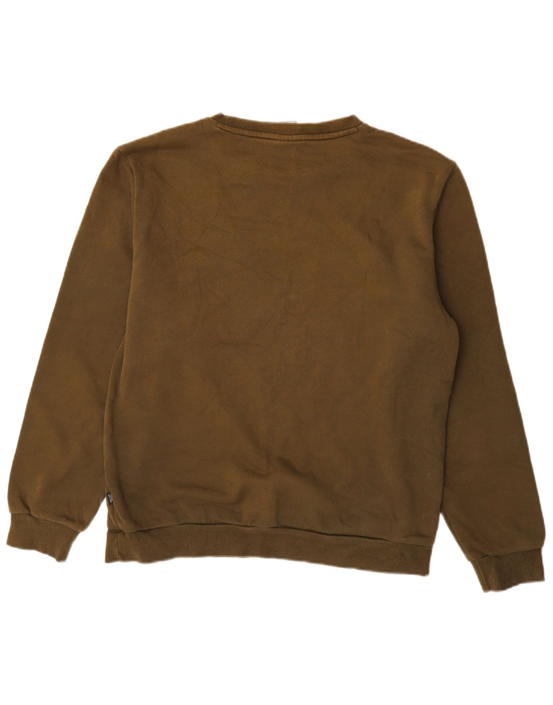 Felpa grafica da uomo Puma, maglione medio, cotone kaki