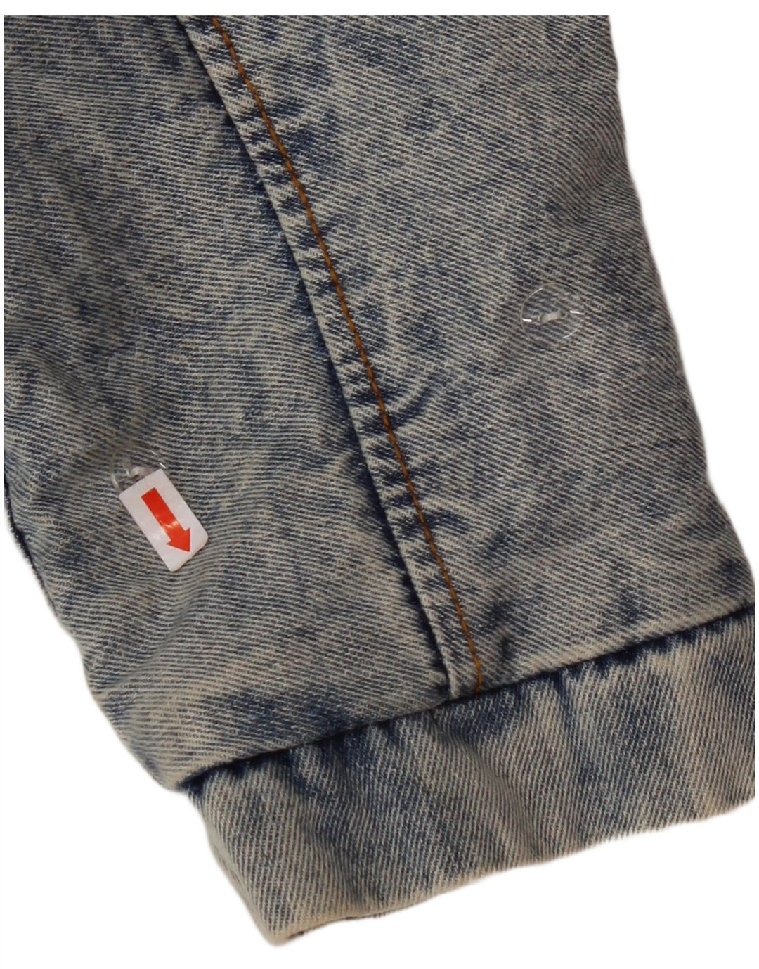 NUOVA COLLEZIONE Giacca di jeans oversize da donna con maniche a 3/4 UK 10 Small Blu