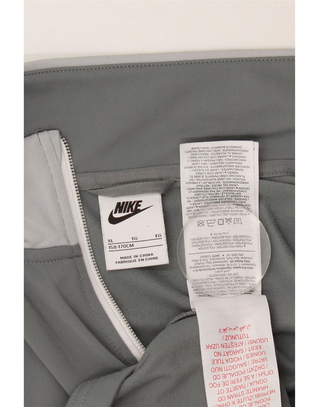 Giacca da tuta da ragazzo NIKE 13-14 anni XL Poliestere grigio