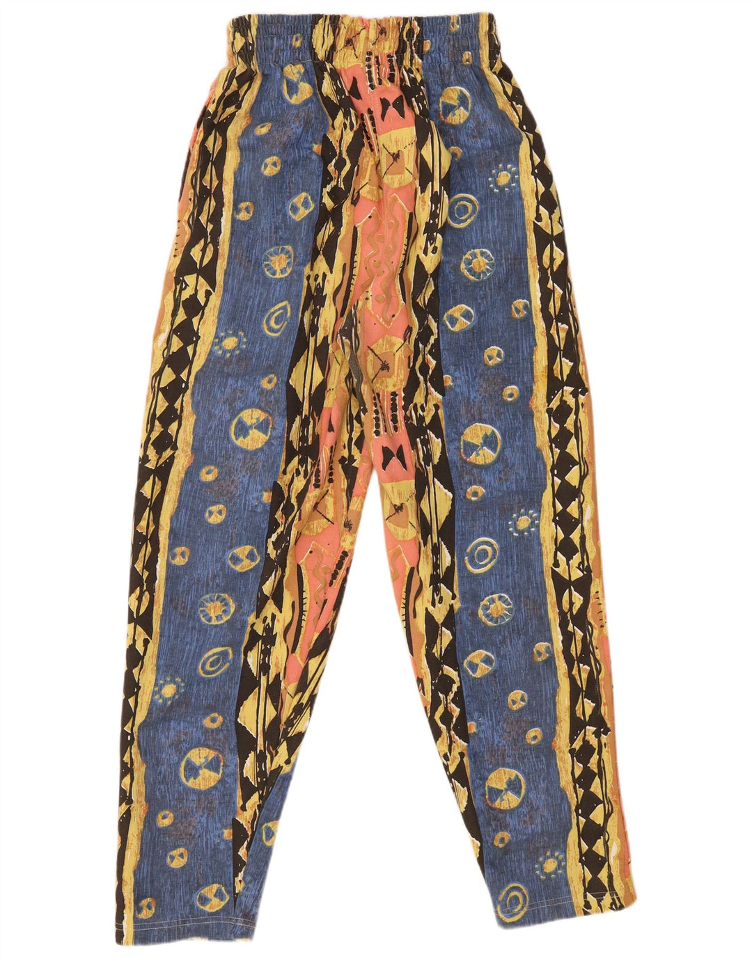 Pantaloni a vita alta da donna Zio Sam piccoli W27 L29 cotone multicolore