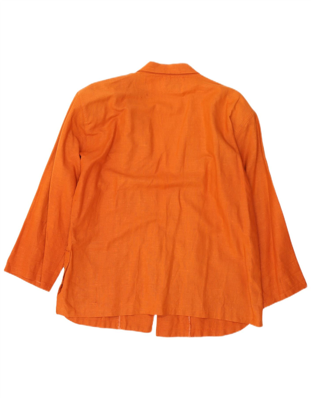 Giacca blazer vintage da donna a 1 bottone UK 18 XL arancione