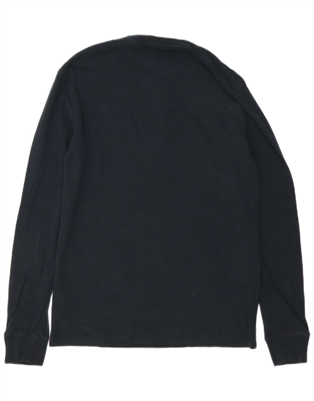 Top da uomo a maniche lunghe Superdry grande in cotone nero