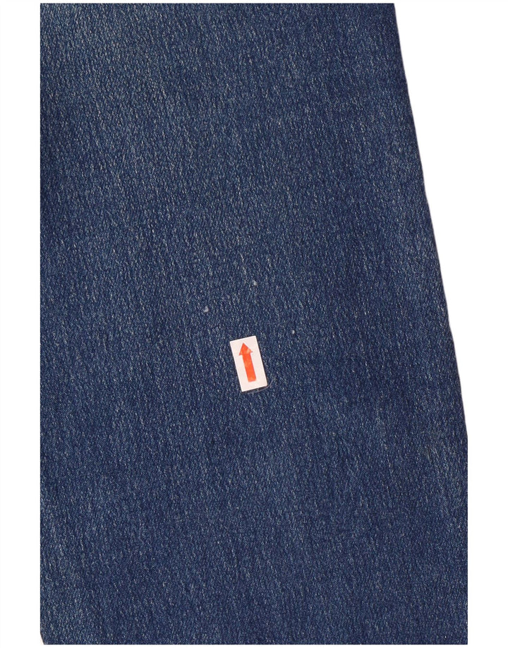 Jeans Capri dritti per ragazzi Wrangler 14-15 anni W25 L21 cotone blu