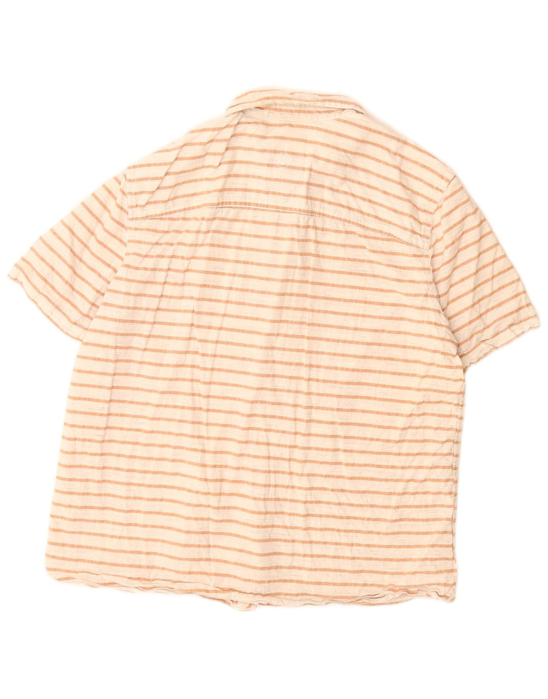 Camicia a maniche corte da uomo Fat Face, cotone a righe bianche grandi