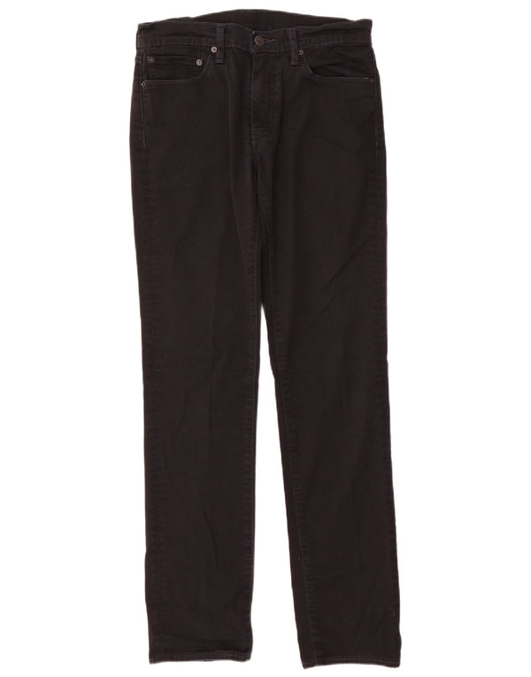 Jeans Levi's Uomo 511 Slim W32 L34 Cotone Nero