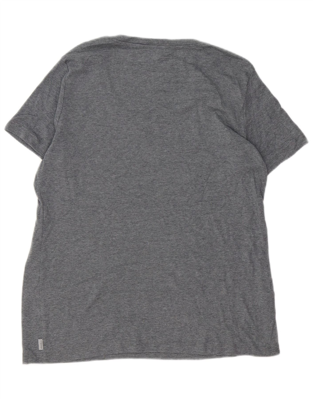 T-shirt da donna Eddie Bauer Top UK 18 XL cotone chiazzato grigio