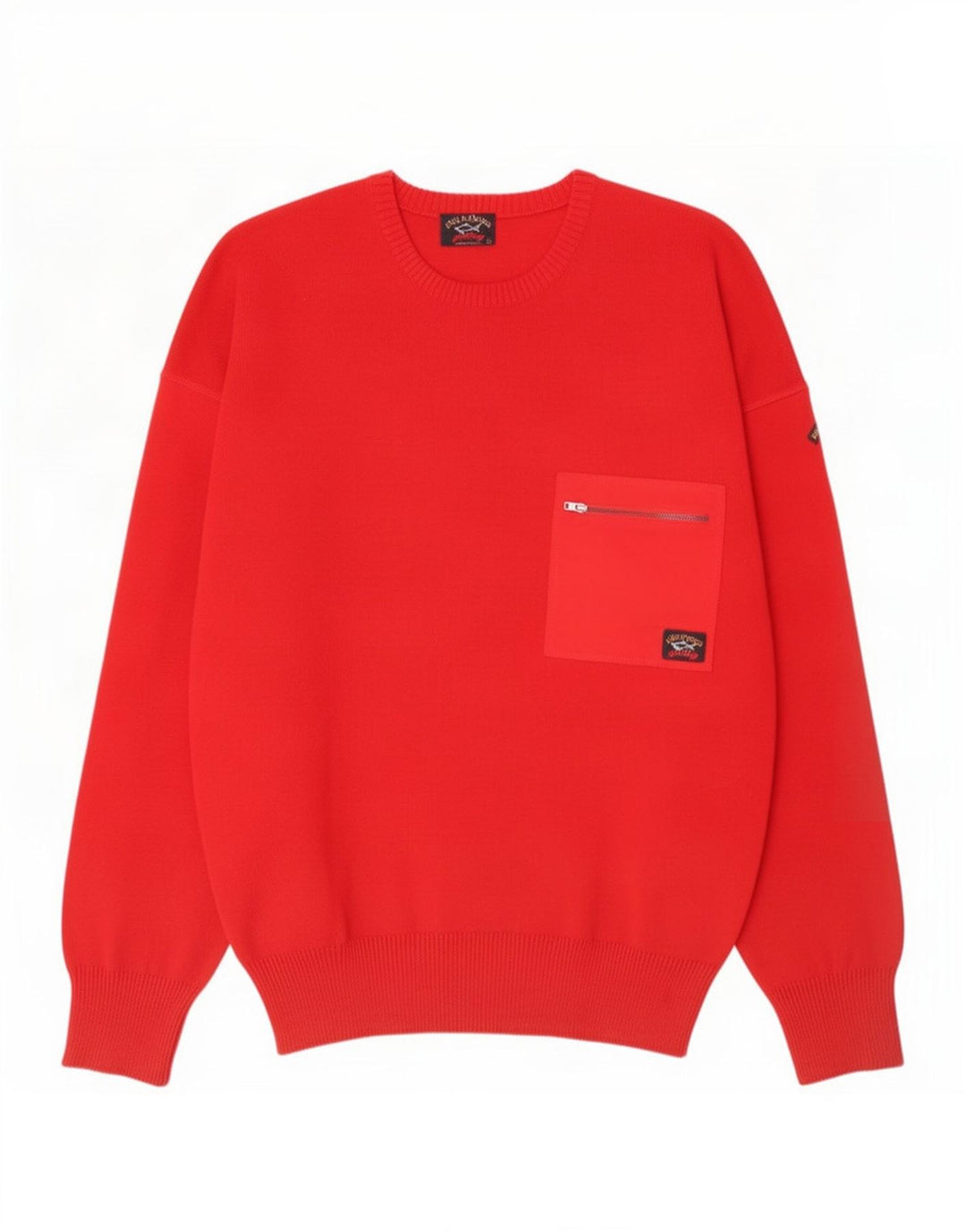 Maglione maglione girocollo da uomo Paul & Shark grande rosso