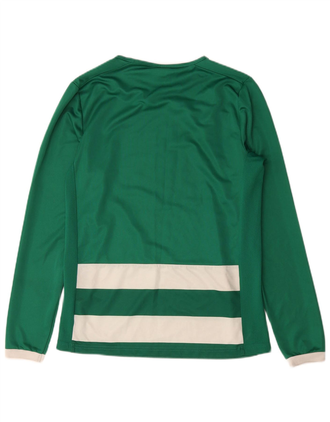 Maglia Puma da uomo a maniche lunghe in poliestere a righe verdi medie