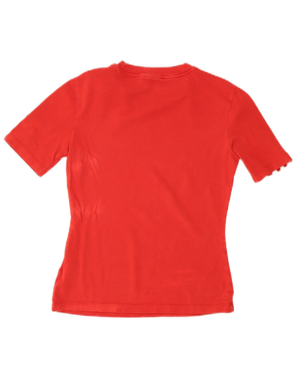 T-shirt da donna Adidas Top UK 12 rosso medio in cotone