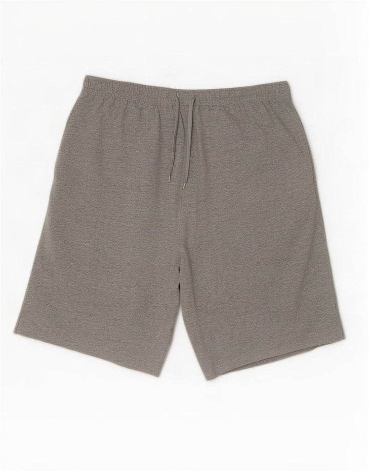 Pantaloncini sportivi da uomo Champion XL in cotone chiazzato grigio