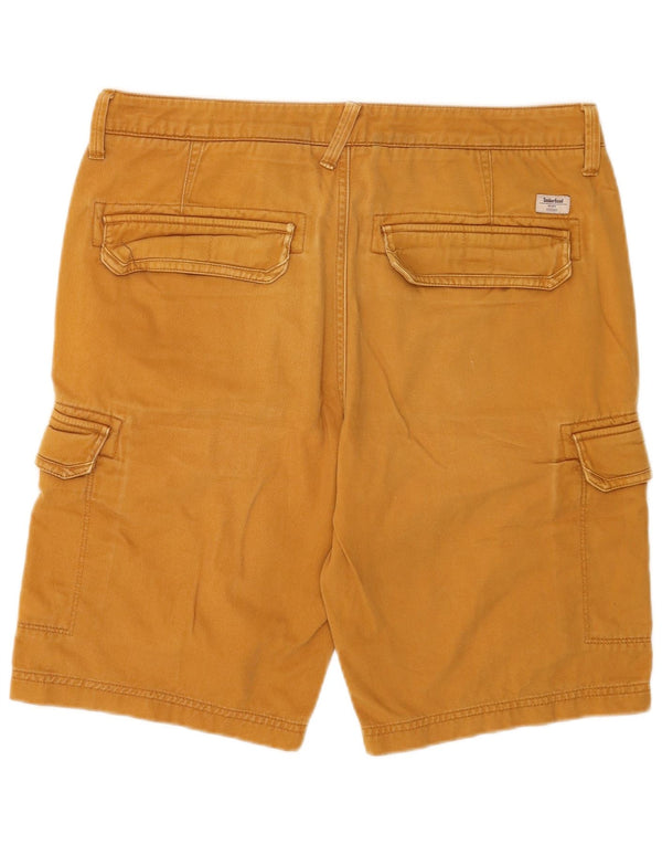 Pantaloncini cargo regolari da uomo Timberland W34 Large in cotone marrone