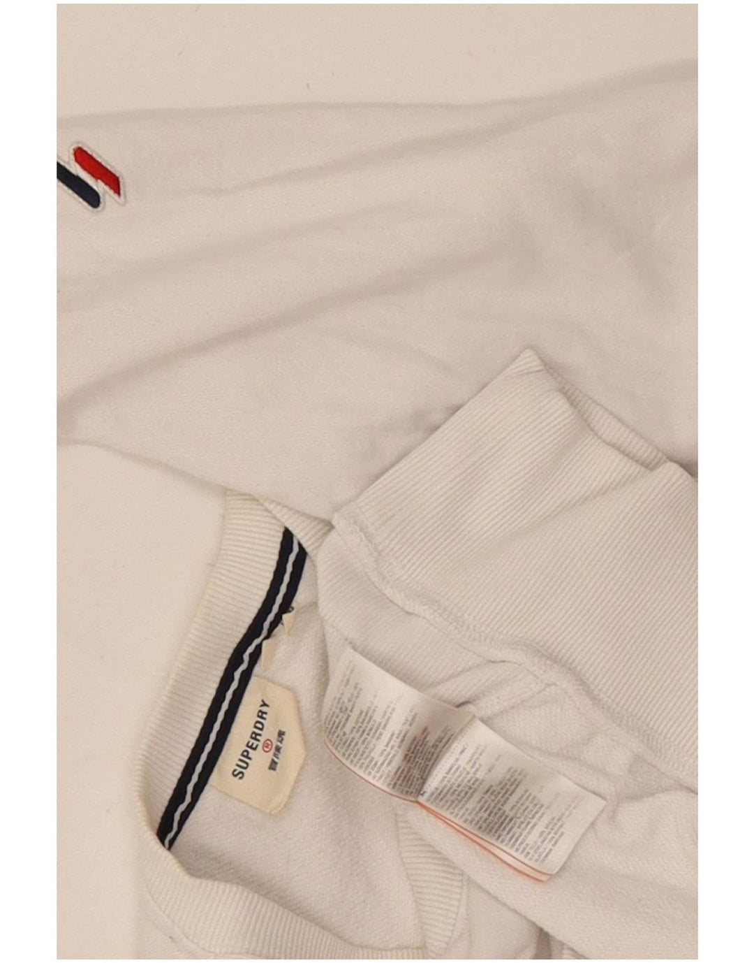 Felpa da donna Superdry Jumper UK 14 Large White Cotton