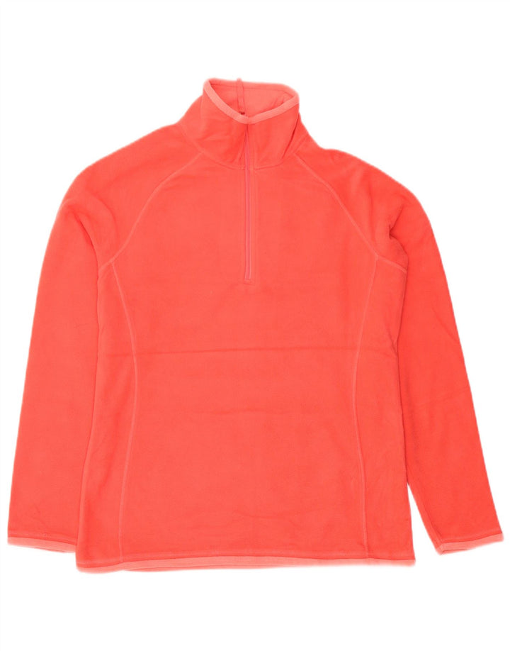 Maglione in pile da donna con collo e zip Mountain Warehouse UK 12 Arancione medio
