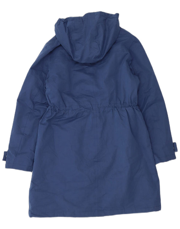 Giacca a vento da donna con vestibilità regolare con cappuccio Hobbs UK 12 Blu medio