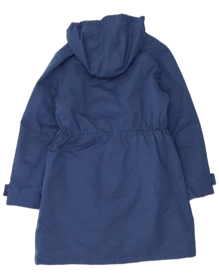Giacca a vento da donna con vestibilità regolare con cappuccio Hobbs UK 12 Blu medio