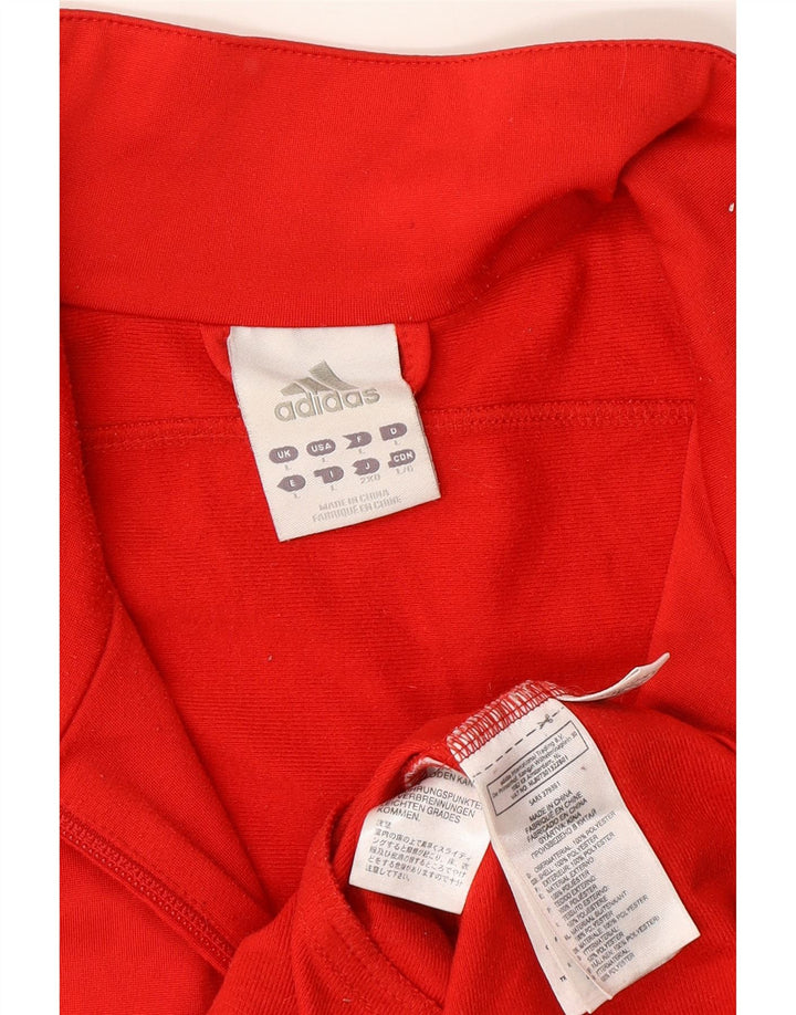 ADIDAS Giacca da uomo Climalite Top Jacket grande rossa in poliestere