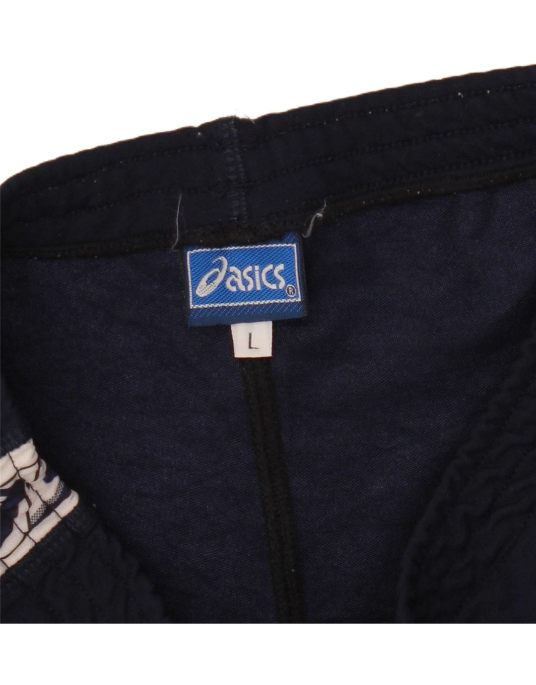 Leggings con staffa grafica Asics da donna UK 14 Large Blu Navy Colourblock
