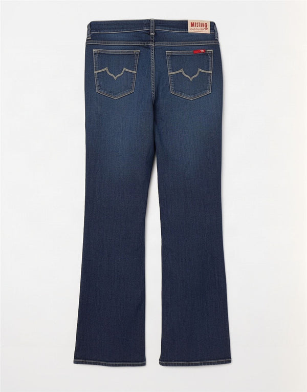 Jeans bootcut da donna Mustang W32 L32 cotone blu navy