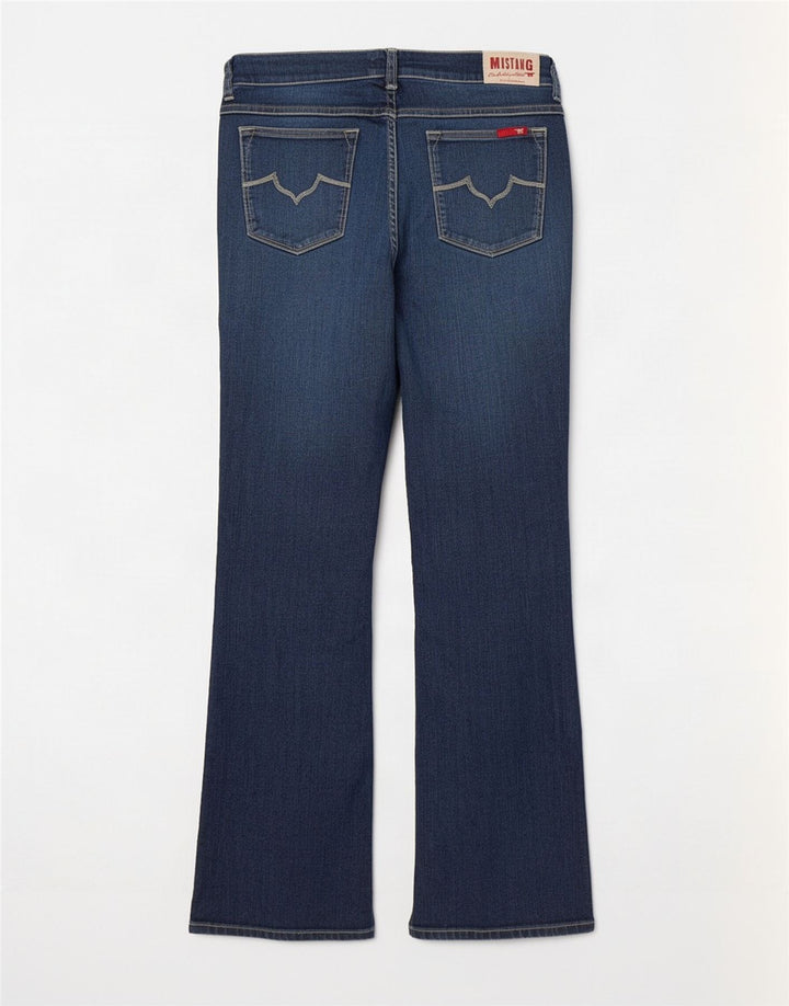 Jeans bootcut da donna Mustang W32 L32 cotone blu navy